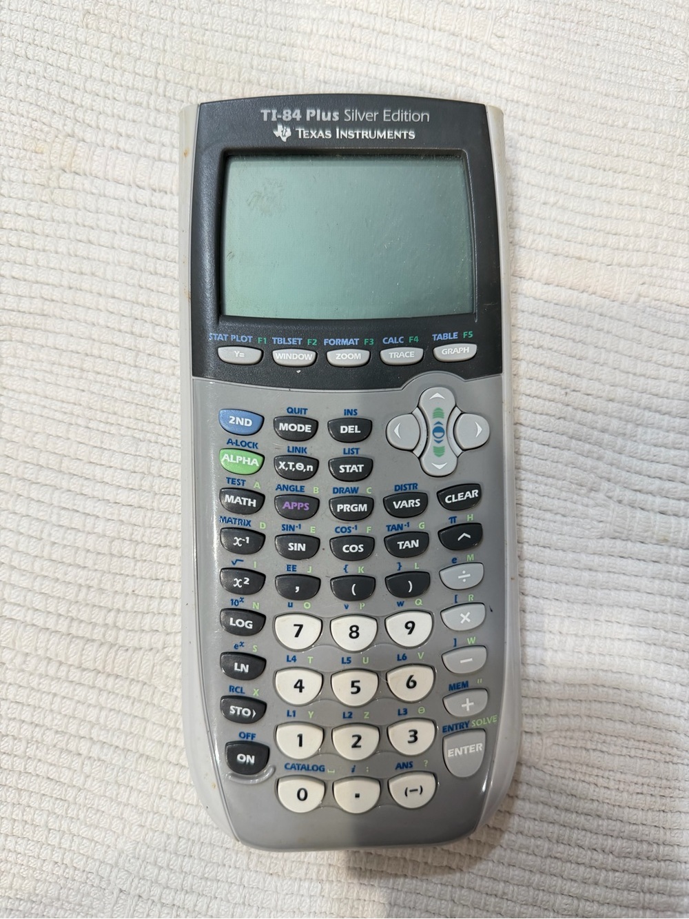Texas Instruments TI-84 Plus Silver Edition Graphing Calculator - Gray/Silver